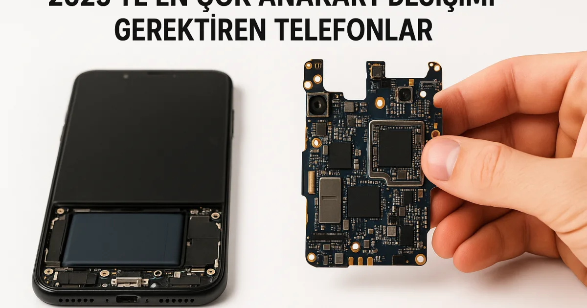 2025'te anakart değişimi gerektiren telefonlar hakkında bilgi