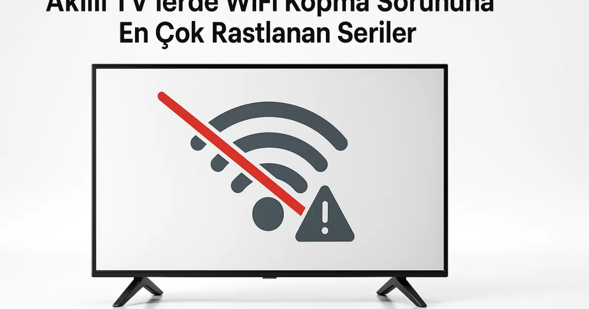Akıllı TV'lerde WiFi kopma sorunları hakkında bilgi.