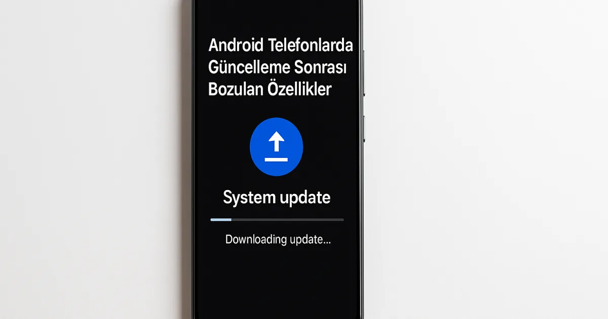 Android telefon güncellemeleri sonrası bozulan özellikler