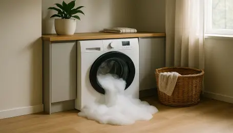 Çamaşır makinesinin köpük taşırma sorunu hakkında bilgi