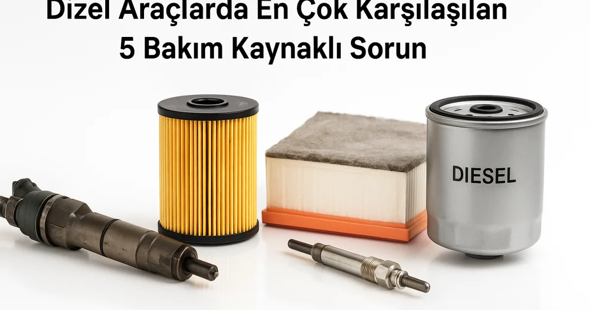 Dizel araçlarda bakım sorunları ve çözümleri