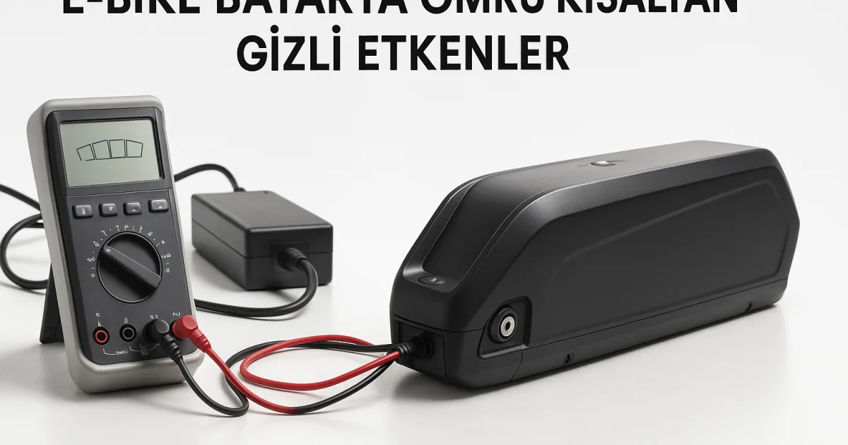 E-Bike batarya ömrünü etkileyen gizli etkenler hakkında bilgi