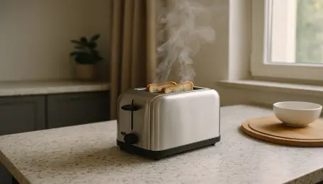 Ekmek kızartma makinesi duman çıkarma sorunu hakkında bilgi.