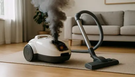 Ev tipi süpürgelerde motor yanması sorununu ele alan yazı