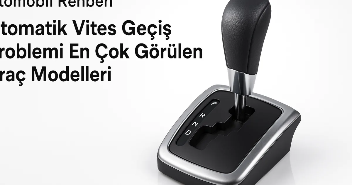 Otomatik vites geçiş problemi olan araç modelleri hakkında bilgi.