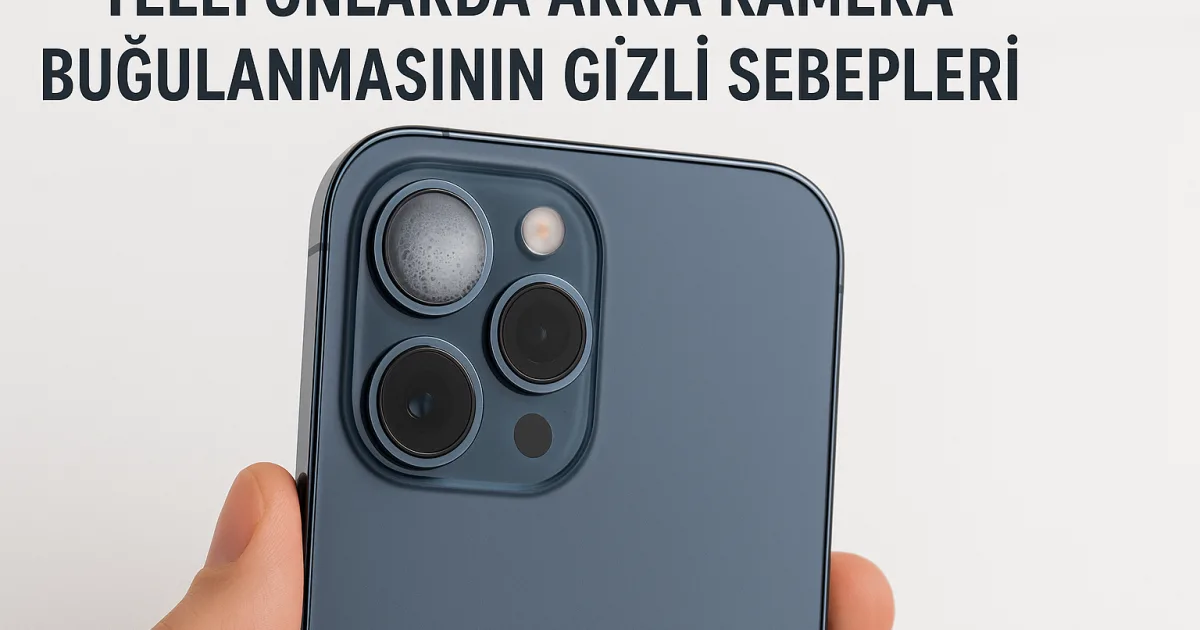 Telefonlarda arka kamera buğulanmasının nedenleri ve çözümleri