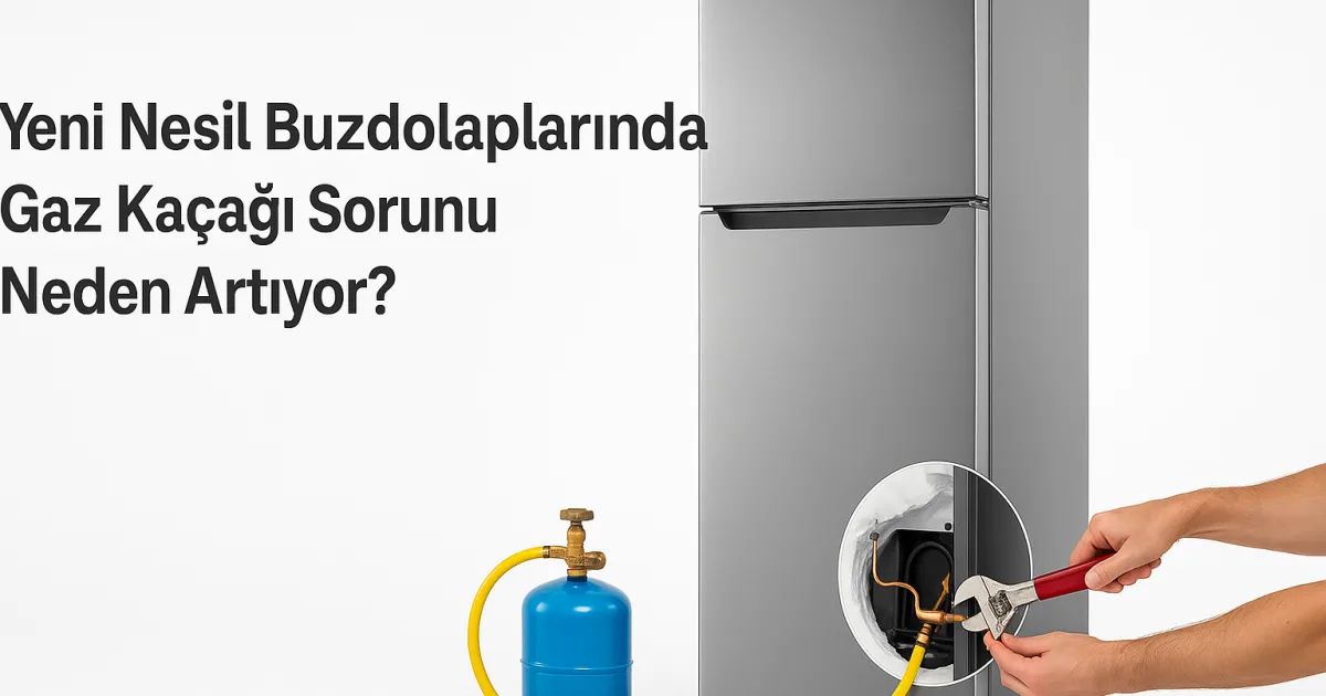 Yeni nesil buzdolaplarında gaz kaçağı sorunu hakkında bilgi.
