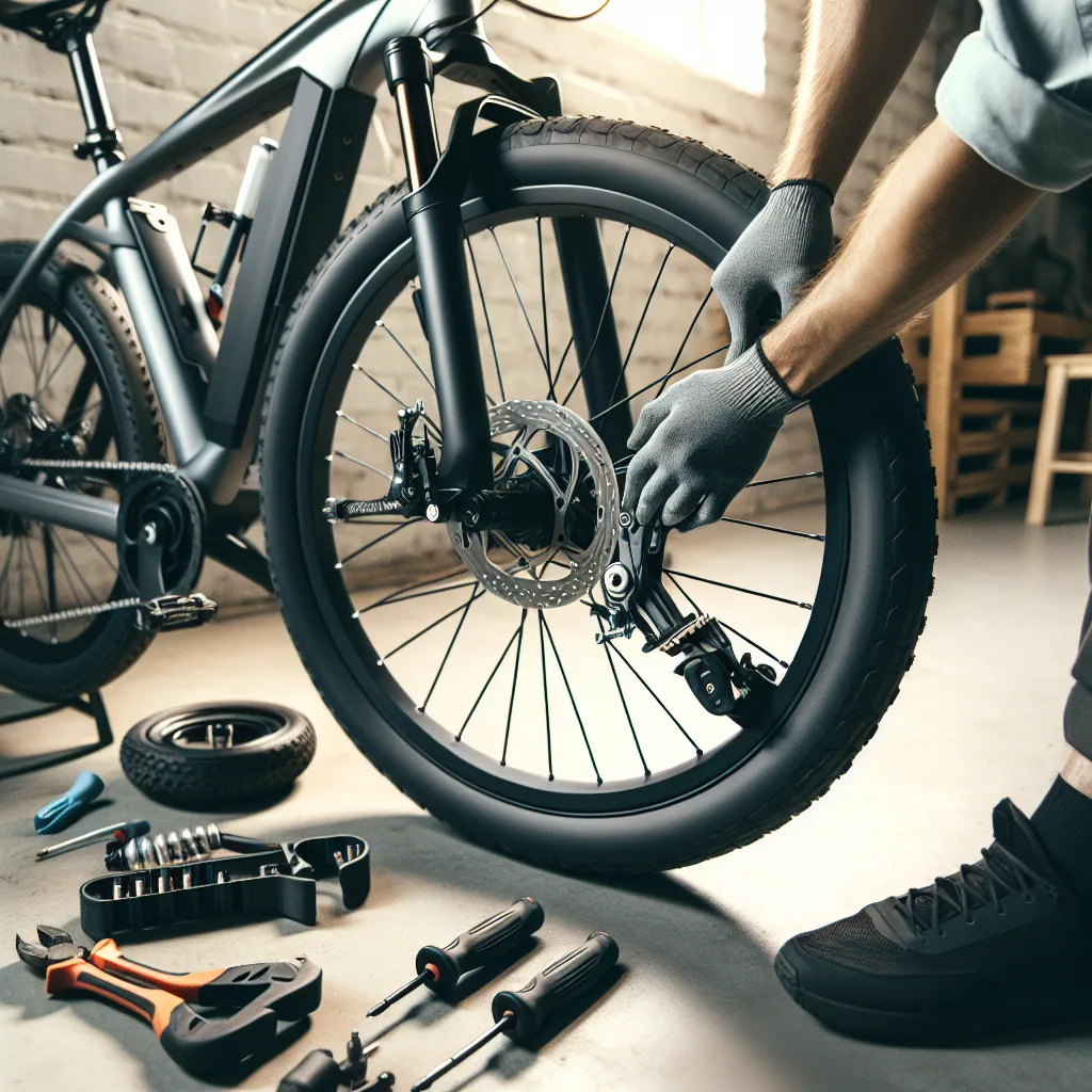 Bisan E-Bike 28 Lastik değişimi