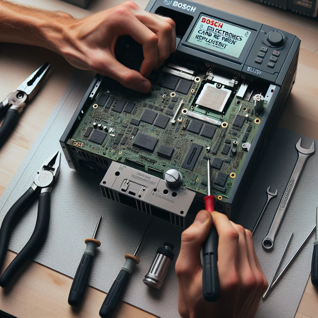 Bosch BEL550 Elektronik kart değişimi