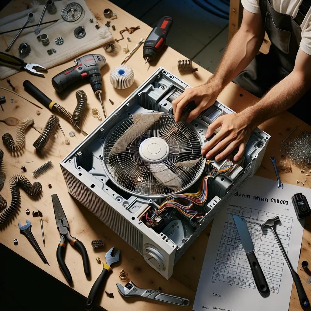 Bosch Climate 5000 Fan motoru değişimi