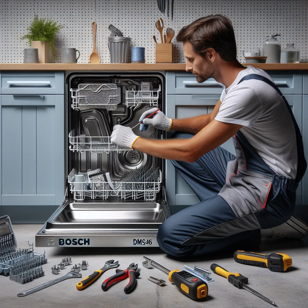 Bosch SMS46 Pompa değişimi