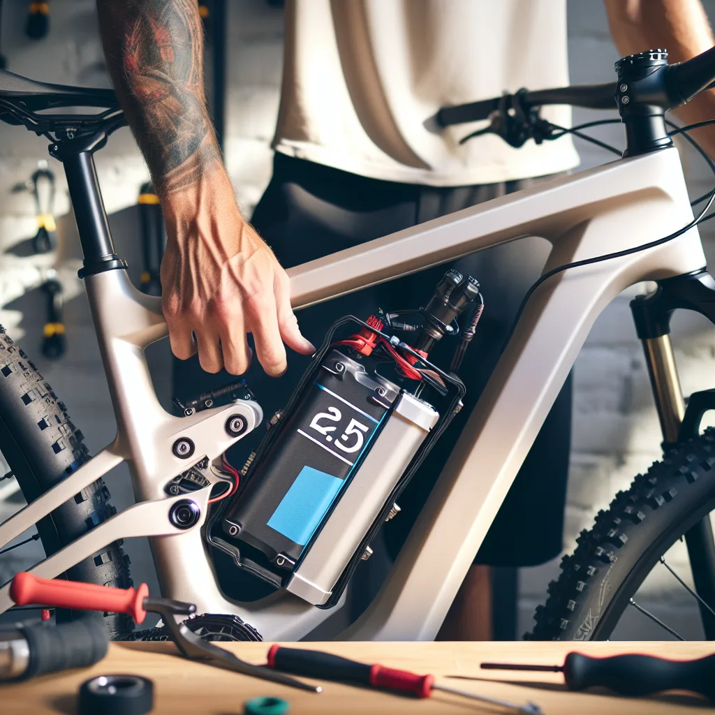 Carraro E-MTB 27.5 Batarya değişimi