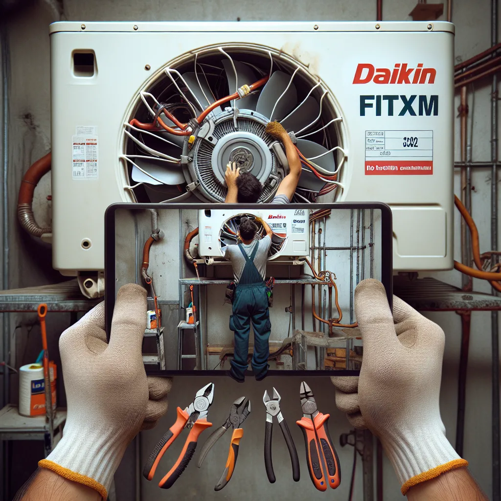 Daikin FTXM Fan motoru değişimi