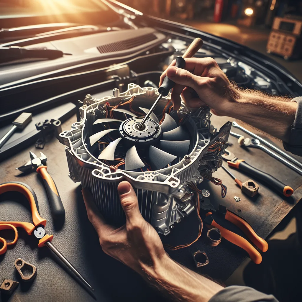 Demirdöküm A5 Performans Fan motoru değişimi