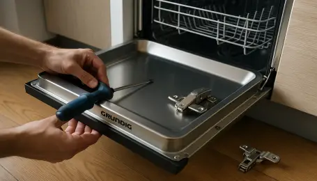 Grundig GDF 6000 Kapı menteşe değişimi