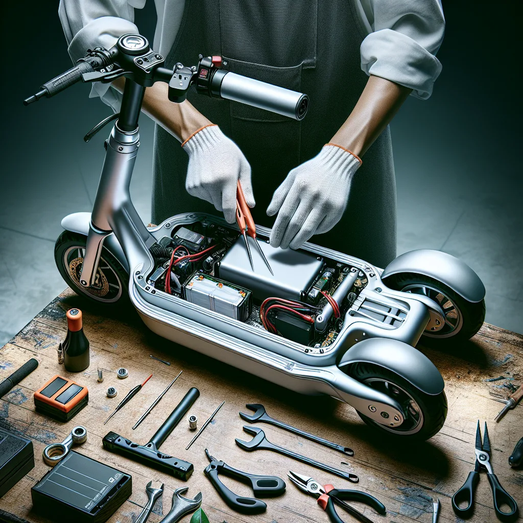 Kuba E-Scooter Batarya değişimi