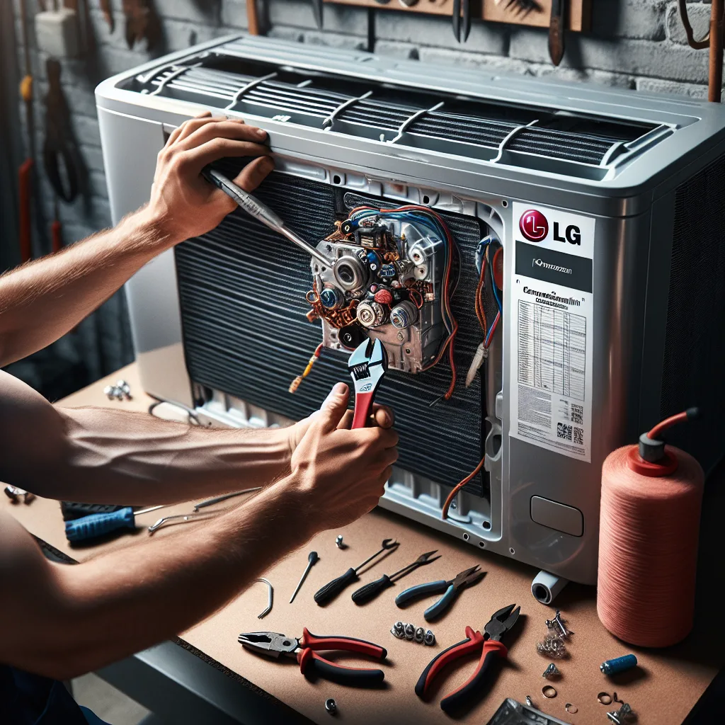 LG DualCool Kompresör değişimi