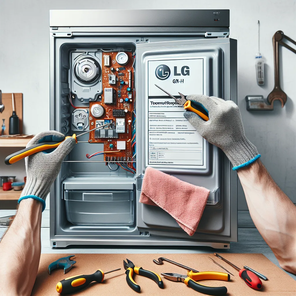 LG GN-H Termostat değişimi