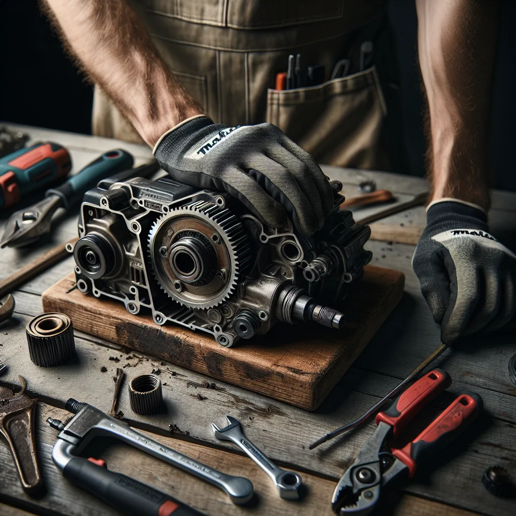 Makita GA5030 Şanzıman kapağı ve gres yenileme