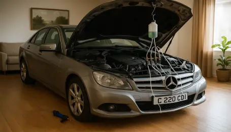 Mercedes C220 CDI Enjektör temizliği
