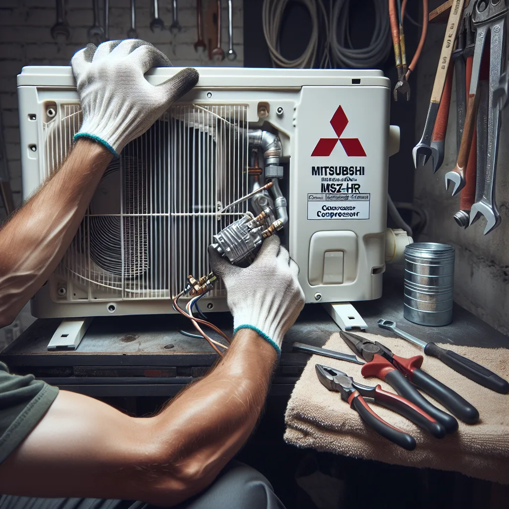 Mitsubishi MSZ-HR Kompresör değişimi