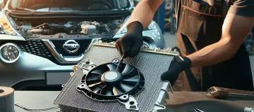Nissan Juke 1.2 Radyatör fanı değişimi