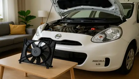 Nissan Micra 1.2 Radyatör fanı değişimi