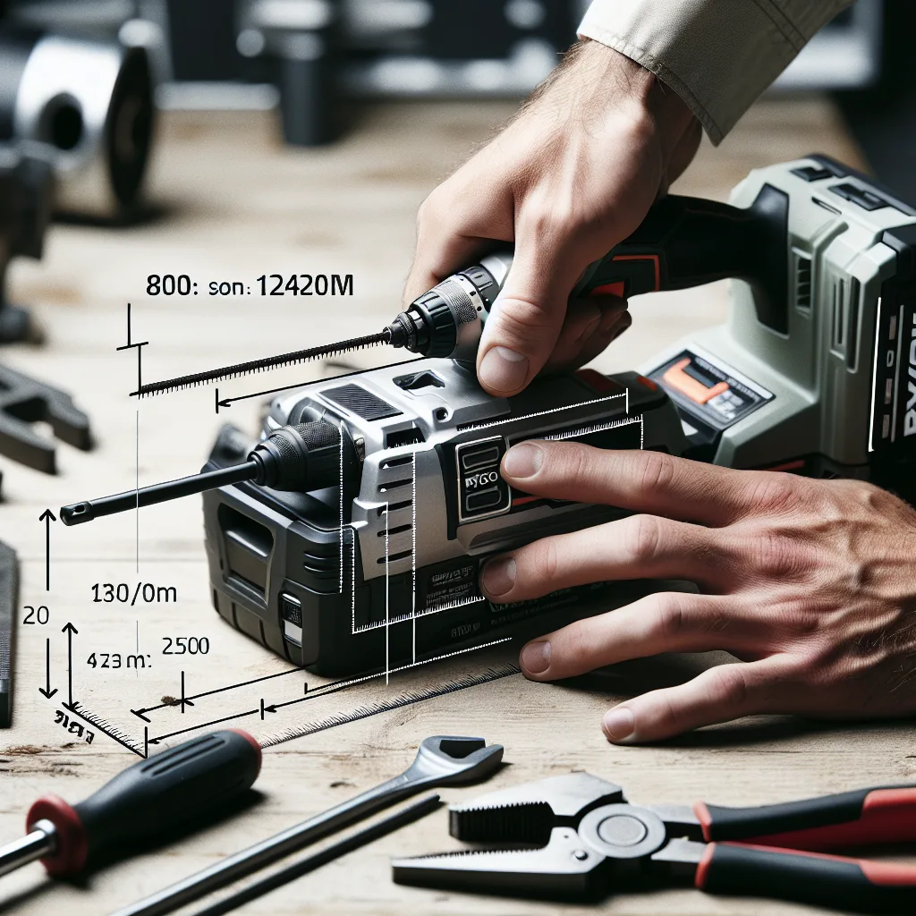 Ryobi RID1801M Batarya yuvası onarımı