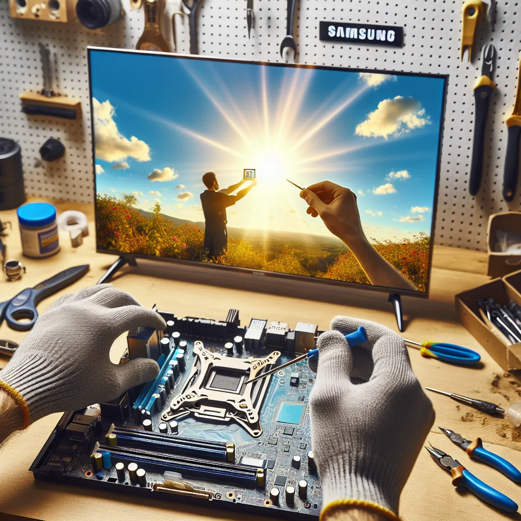 Samsung Crystal UHD Anakart tamiri