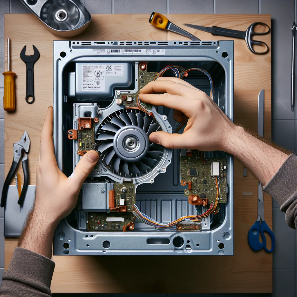 Samsung ME83 Fan motoru tamiri