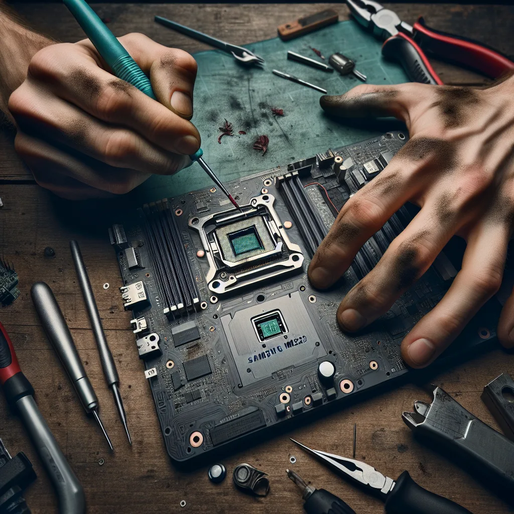 Samsung MS23 Anakart tamiri