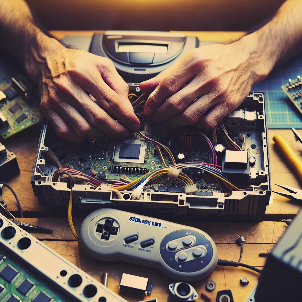 Sega Mega Drive Anakart tamiri