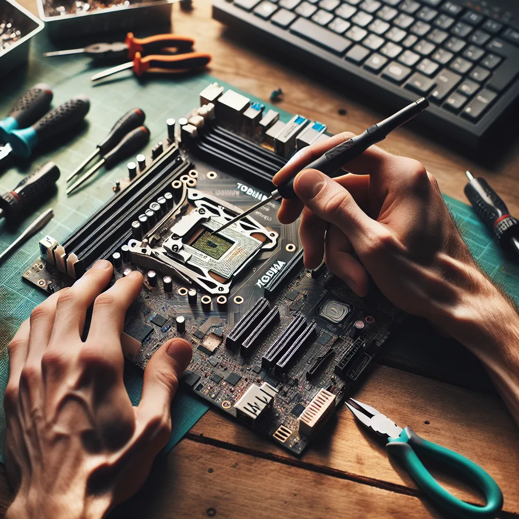 Toshiba UA3A Anakart tamiri