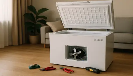 Uğur Derin Dondurucu Fan motoru değişimi