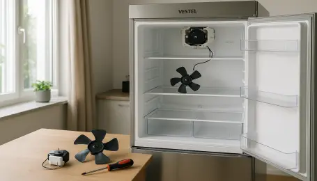 Vestel NF 520 Soğutma fanı değişimi
