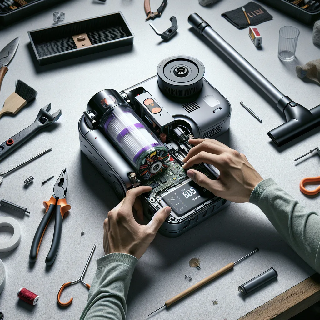 Xiaomi Mi Vacuum G10 Batarya ve filtre değişimi